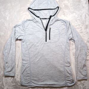 Minus 33 Merino Wool 1/4 Zip Pullover Womens Large Base Layer Hiking Wolverino